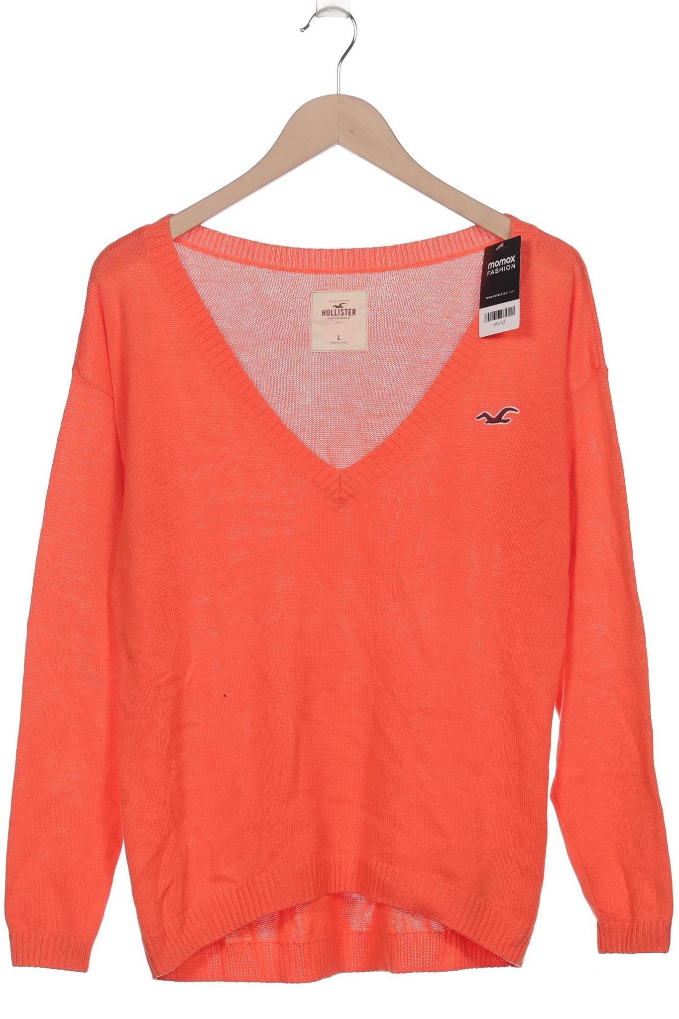 

Hollister Damen Pullover, orange, Gr. 42