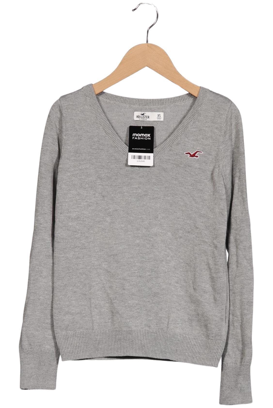 

Hollister Damen Pullover, grau, Gr. 34