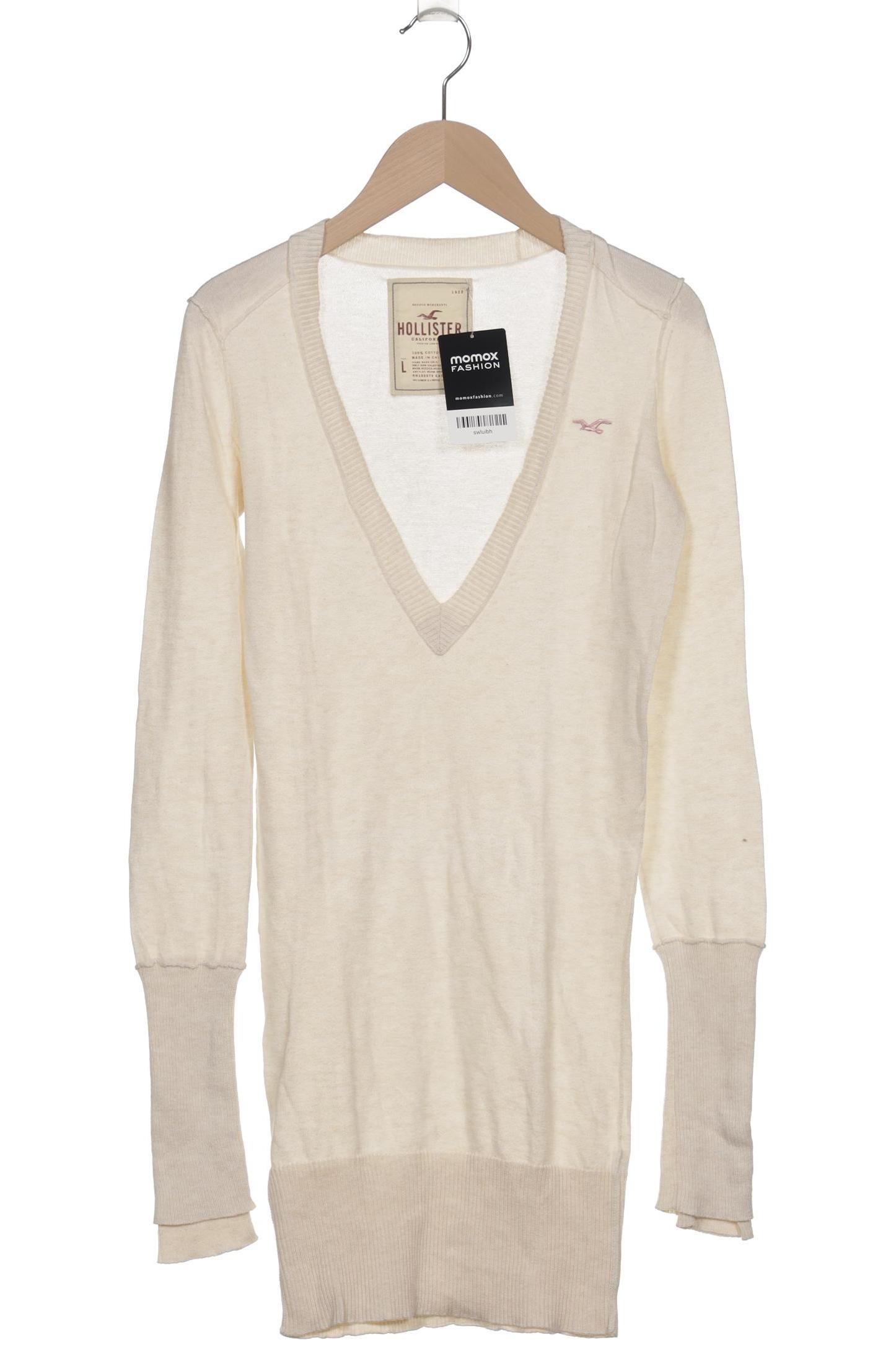 

Hollister Damen Pullover, cremeweiß, Gr. 42