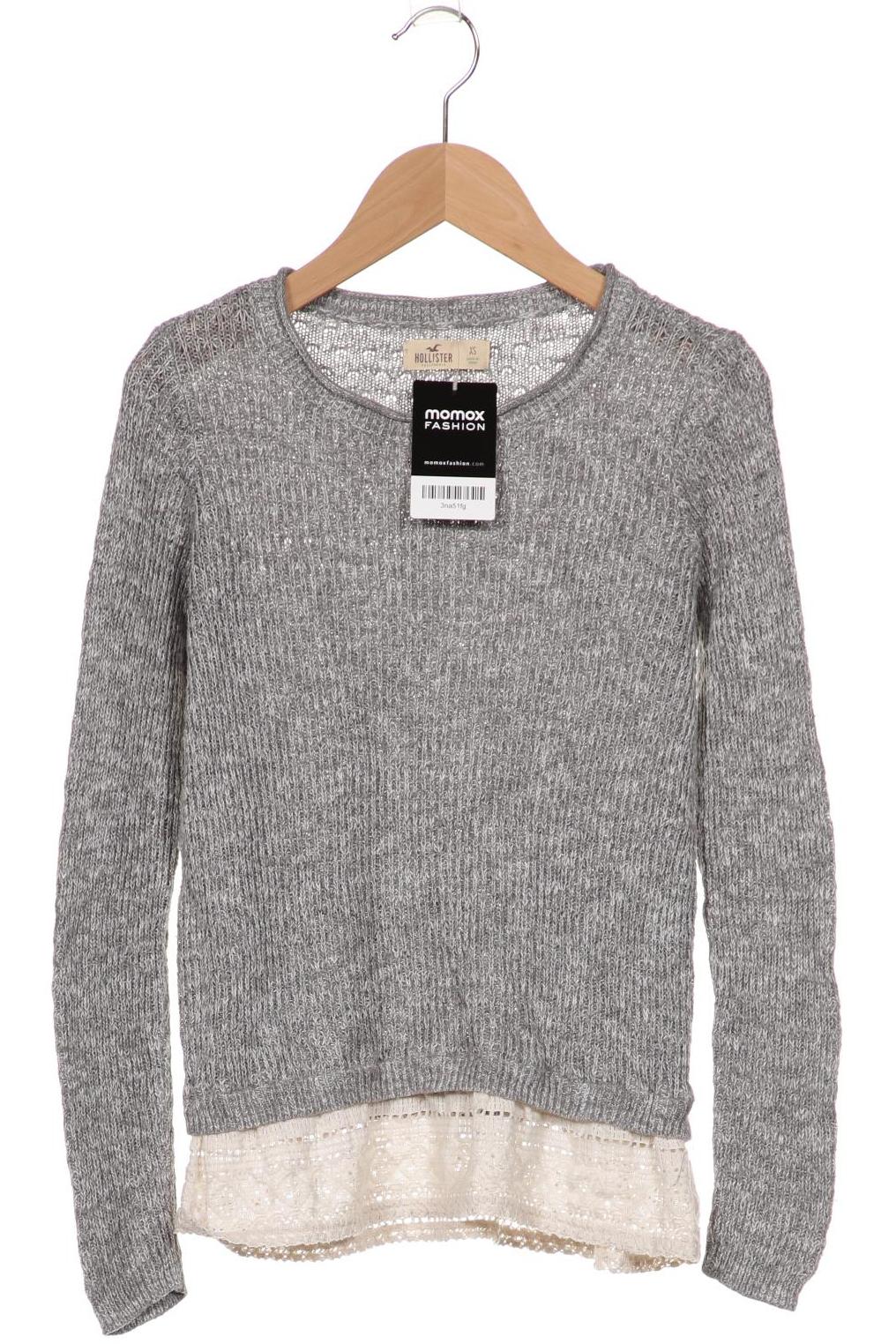 

Hollister Damen Pullover, grau, Gr. 34