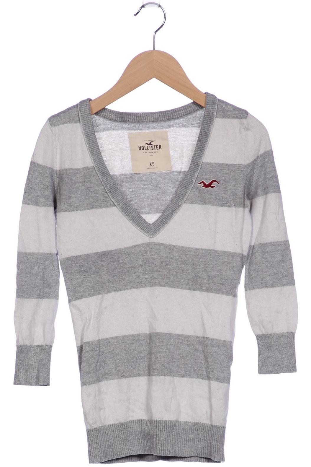 

Hollister Damen Pullover, grau, Gr. 34