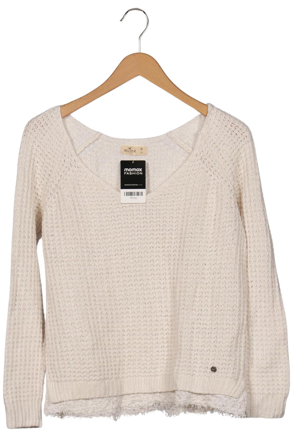 

Hollister Damen Pullover, cremeweiß, Gr. 38