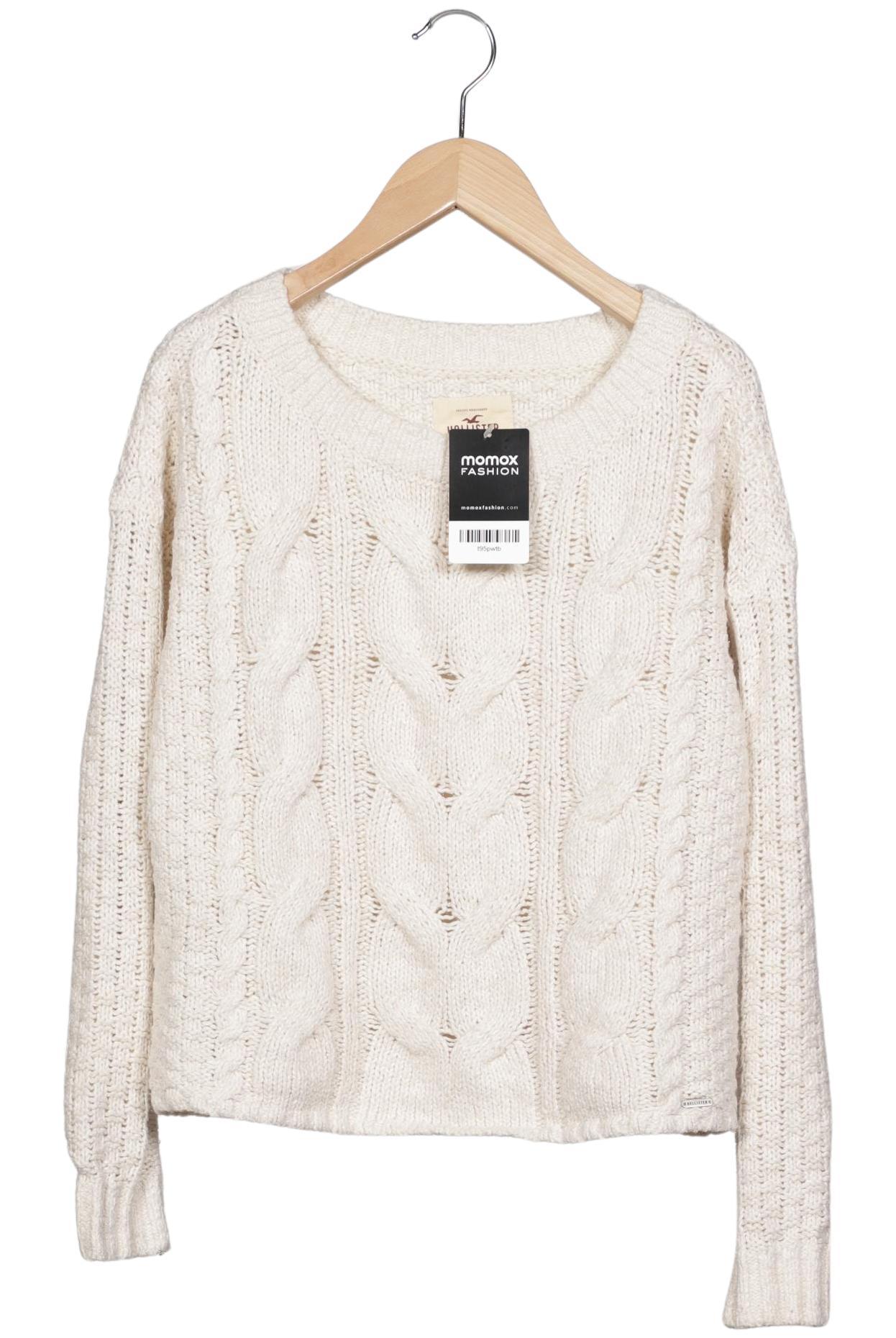 

Hollister Damen Pullover, cremeweiß, Gr. 34