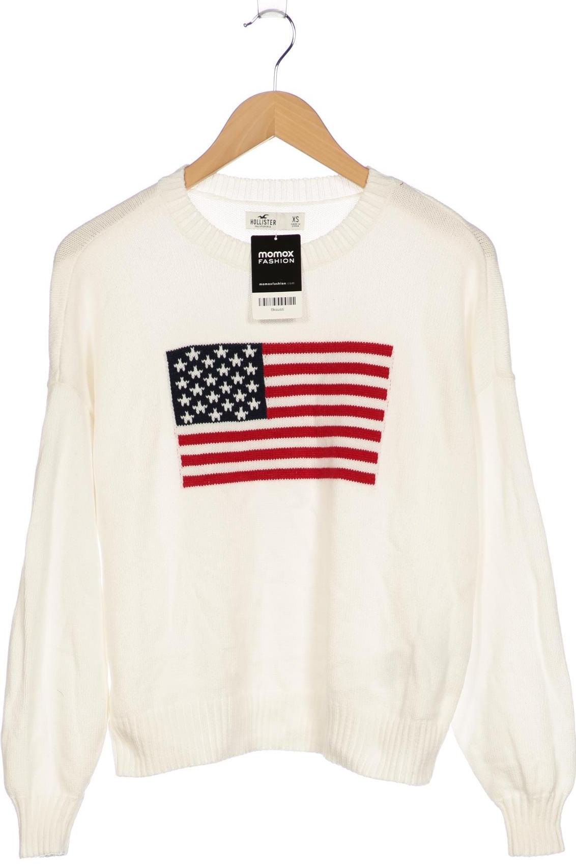 

Hollister Damen Pullover, weiß, Gr. 34