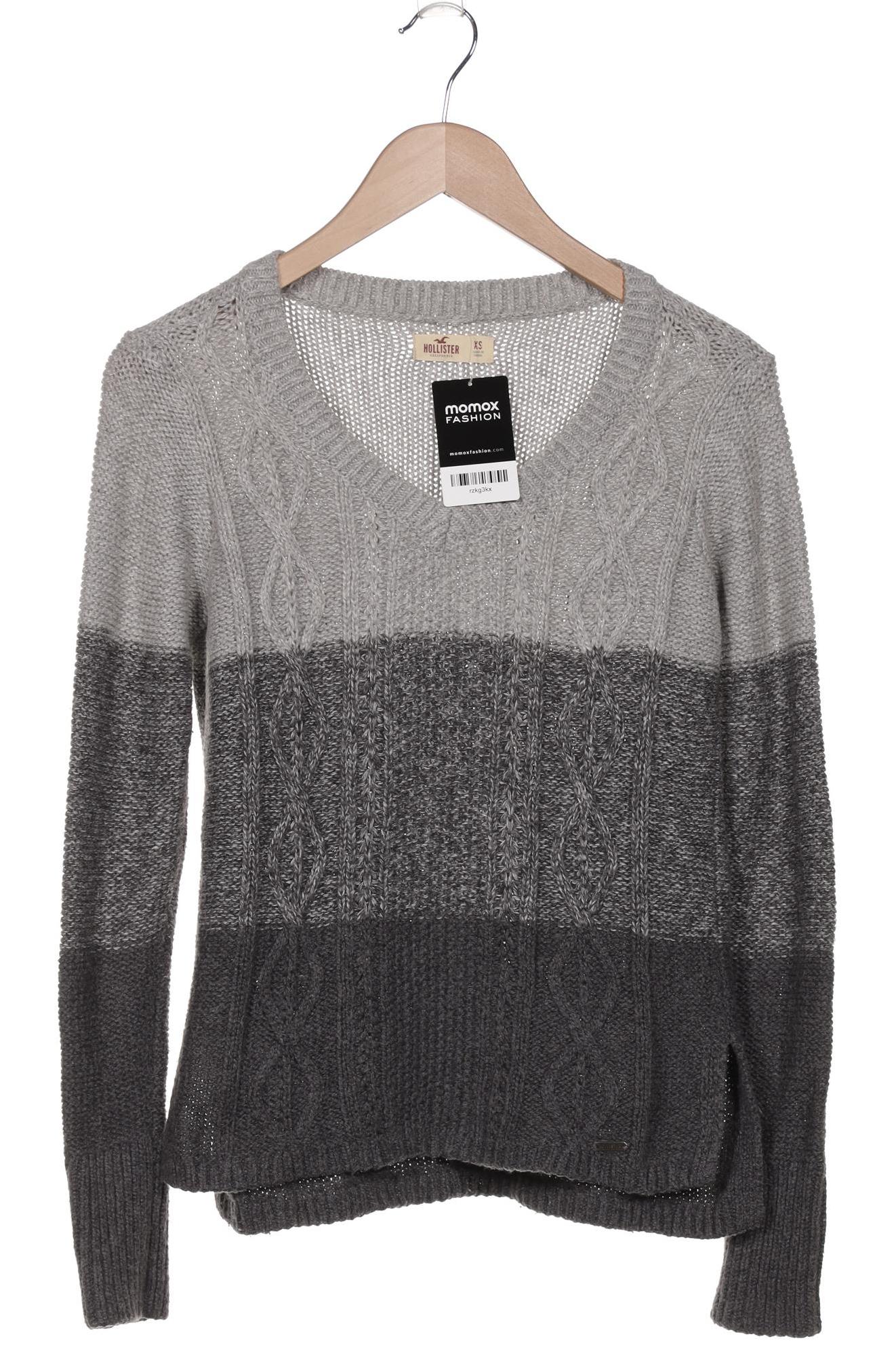 

Hollister Damen Pullover, grau, Gr. 34