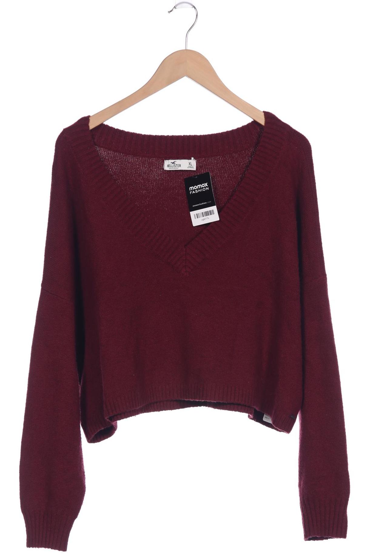 

Hollister Damen Pullover, bordeaux, Gr. 44