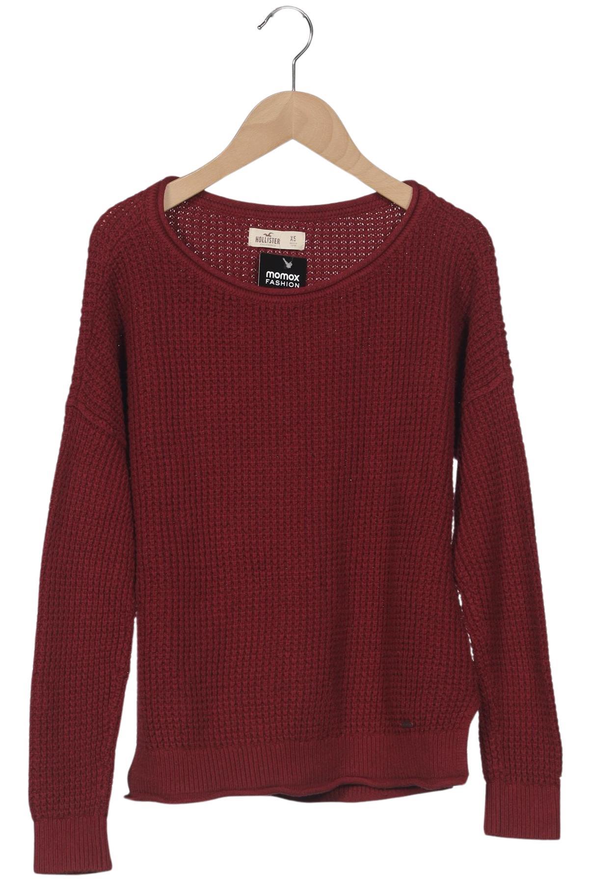 

Hollister Damen Pullover, bordeaux, Gr. 34