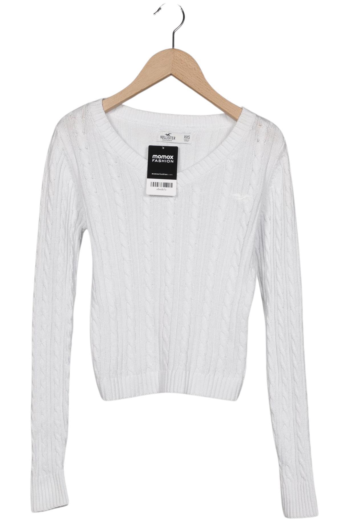 

Hollister Damen Pullover, weiß, Gr. 32