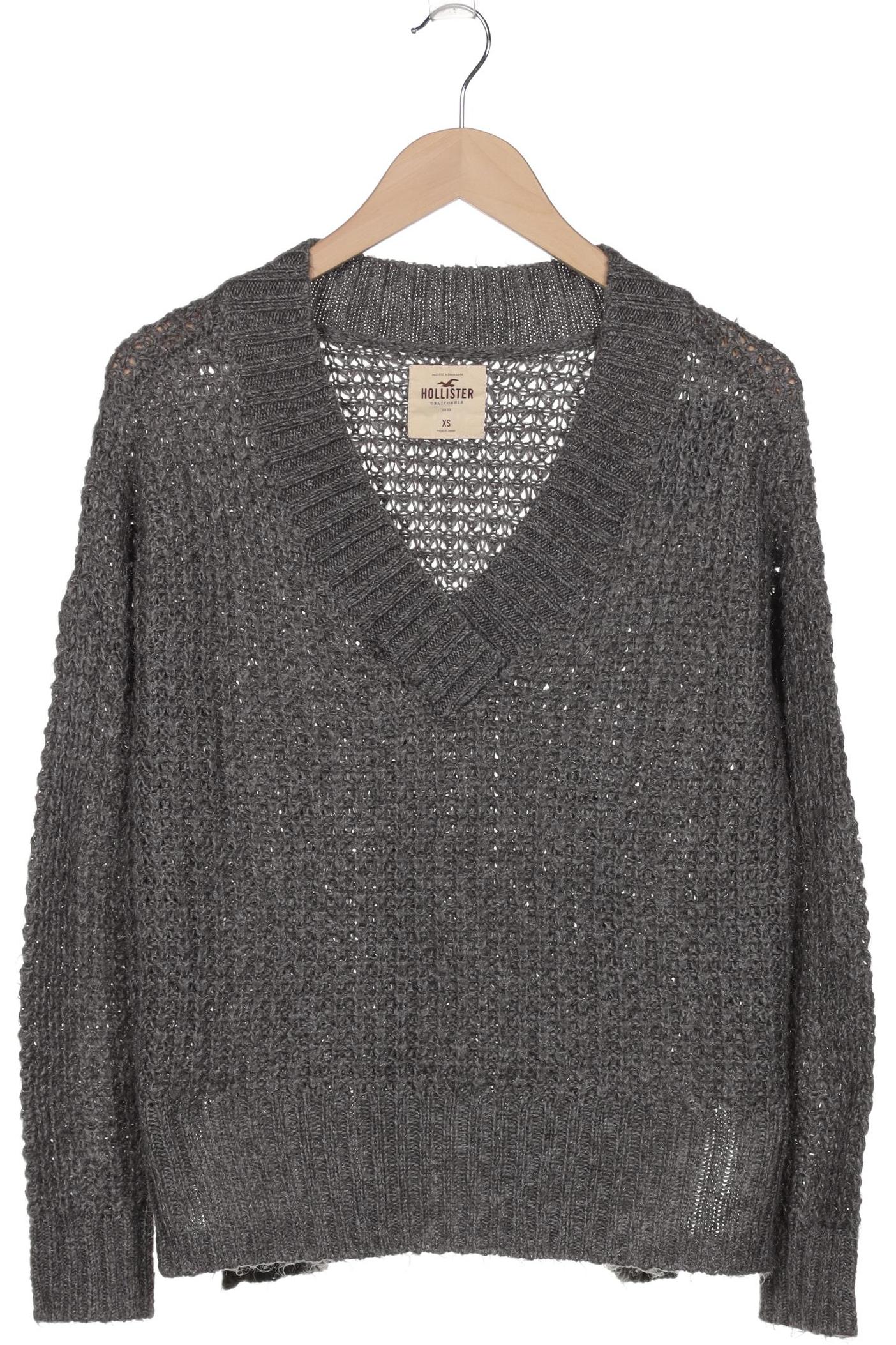 

Hollister Damen Pullover, grau, Gr. 34