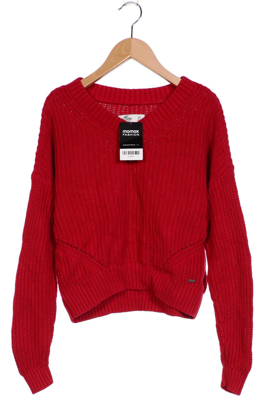

Hollister Damen Pullover, rot, Gr. 34