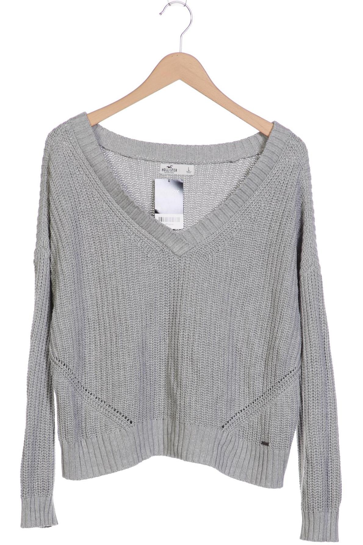 

Hollister Damen Pullover, grau