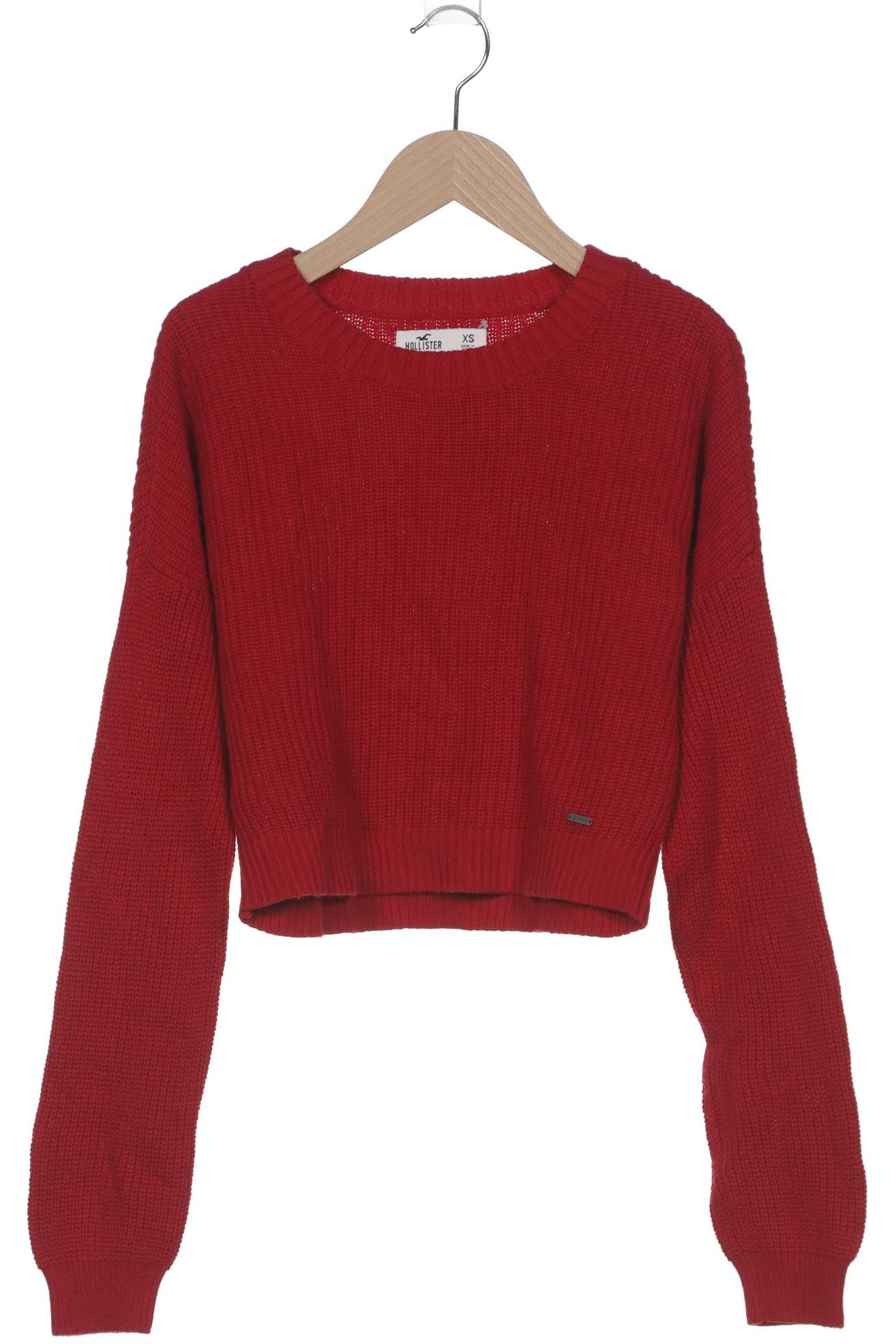 

Hollister Damen Pullover, rot, Gr. 34