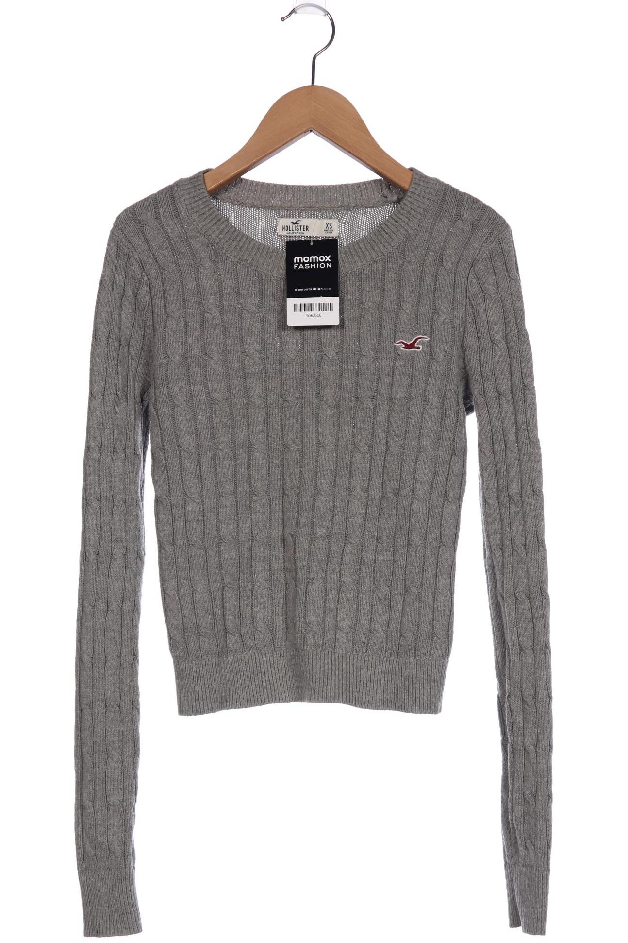 

Hollister Damen Pullover, grau, Gr. 34