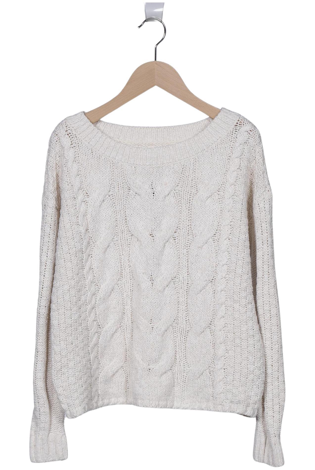 

Hollister Damen Pullover, cremeweiß, Gr. 36