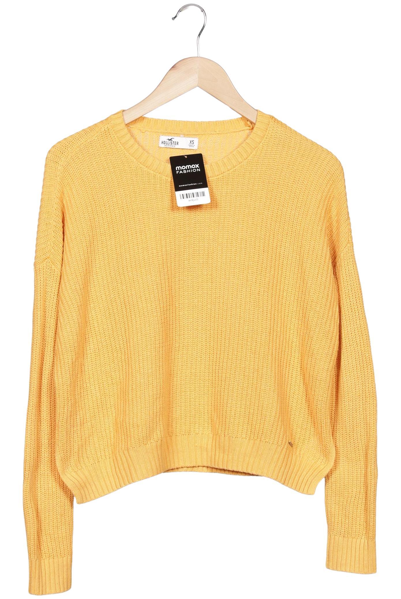 

Hollister Damen Pullover, gelb, Gr. 34