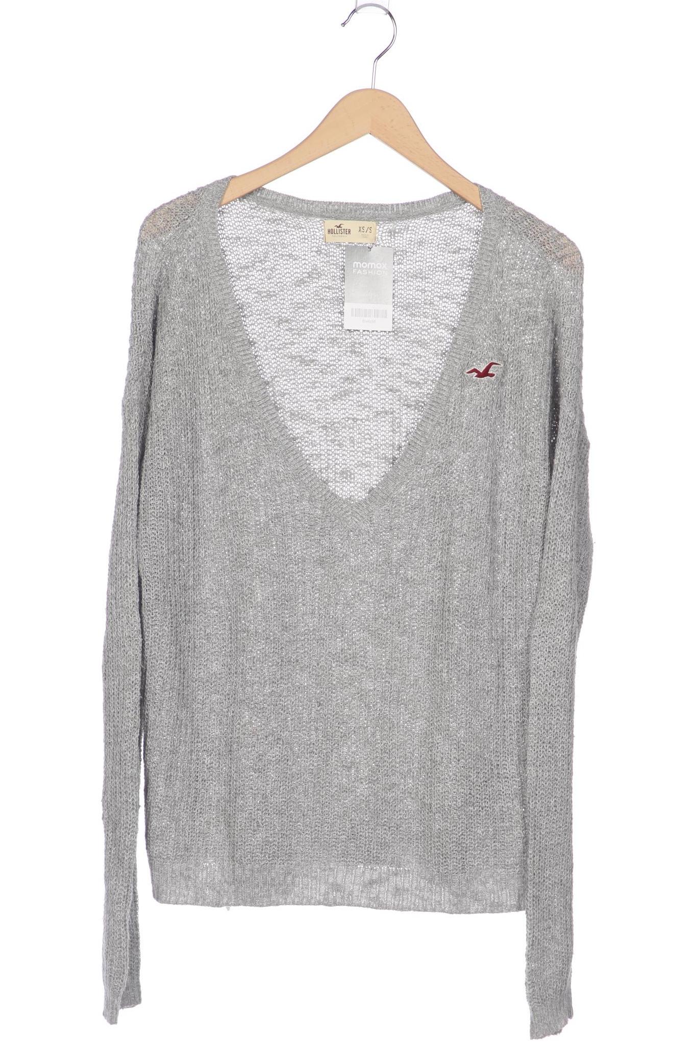 

Hollister Damen Pullover, grau, Gr. 34