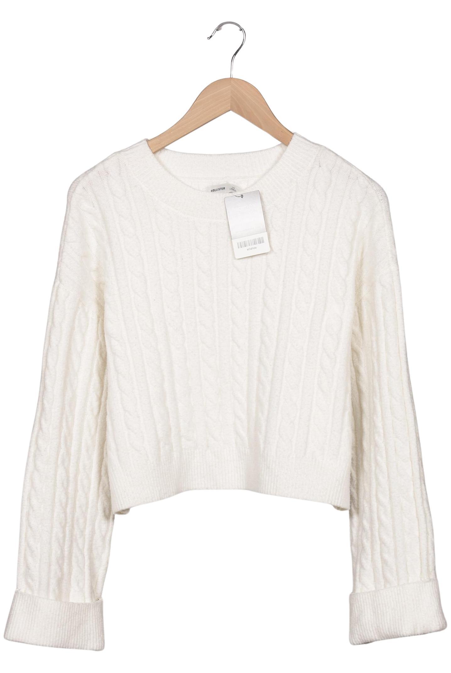 

Hollister Damen Pullover, weiß, Gr. 34