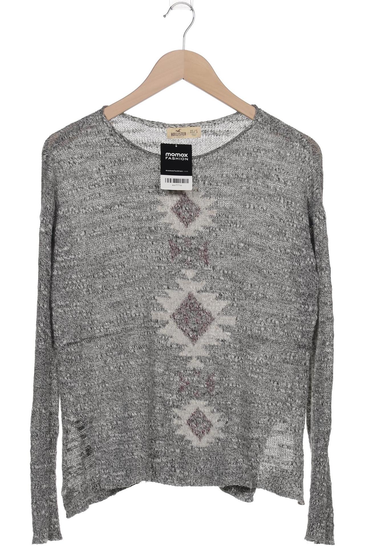 

Hollister Damen Pullover, grau, Gr. 34
