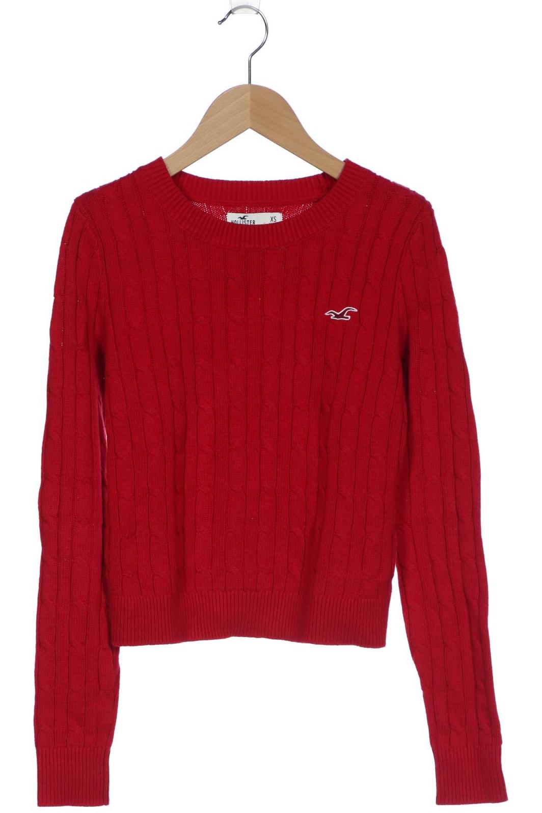 

Hollister Damen Pullover, rot