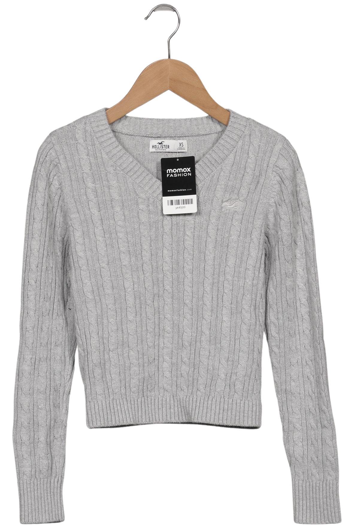 

Hollister Damen Pullover, grau, Gr. 34