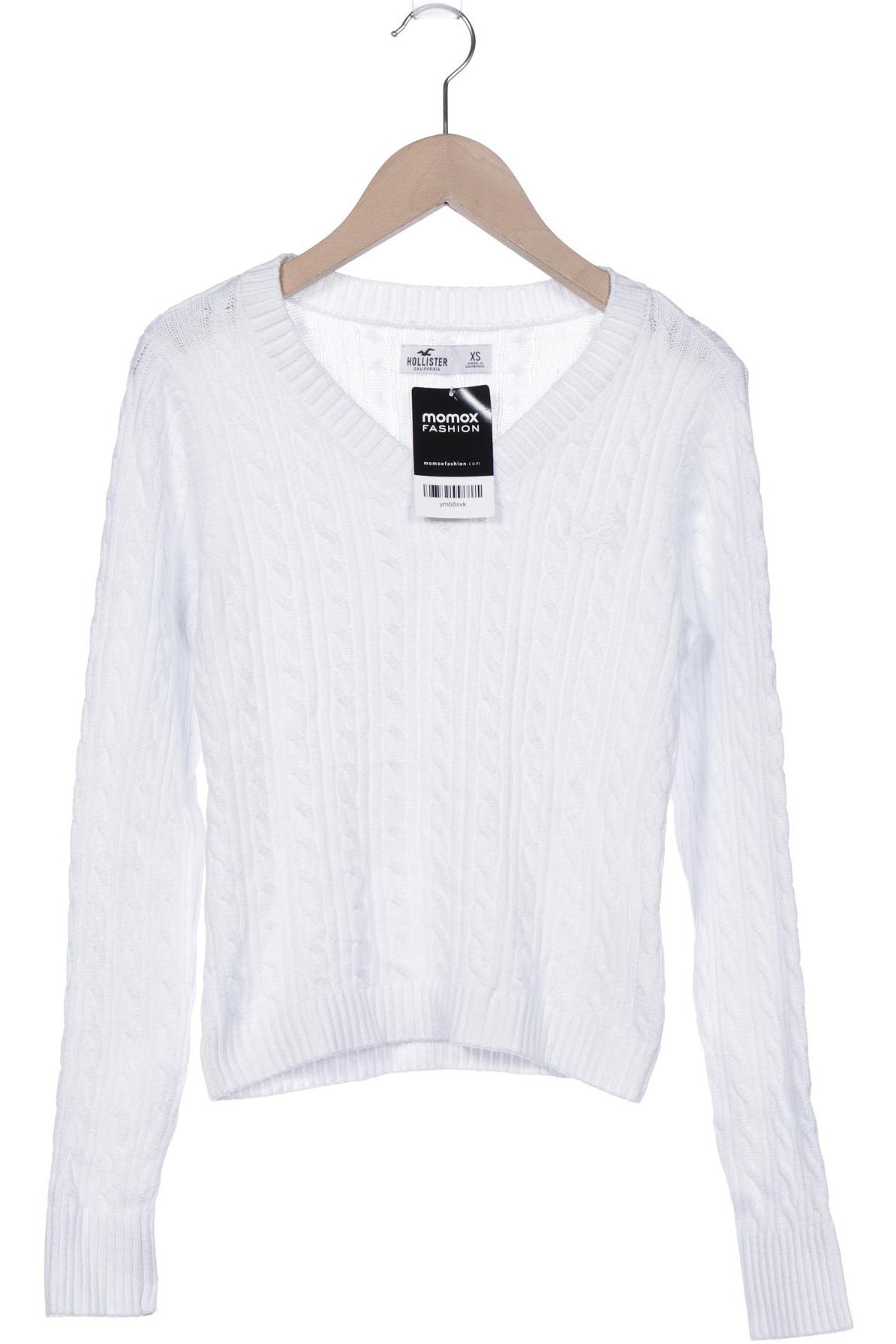 

Hollister Damen Pullover, weiß, Gr. 34