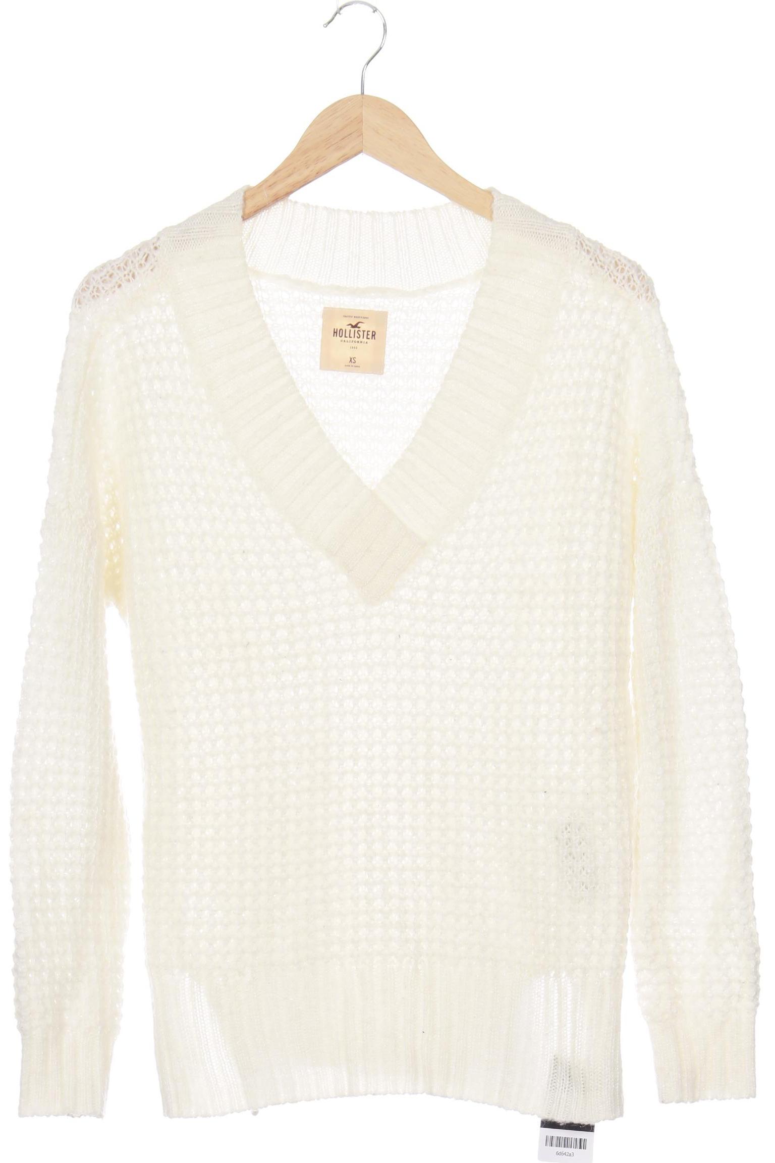 

Hollister Damen Pullover, cremeweiß, Gr. 34