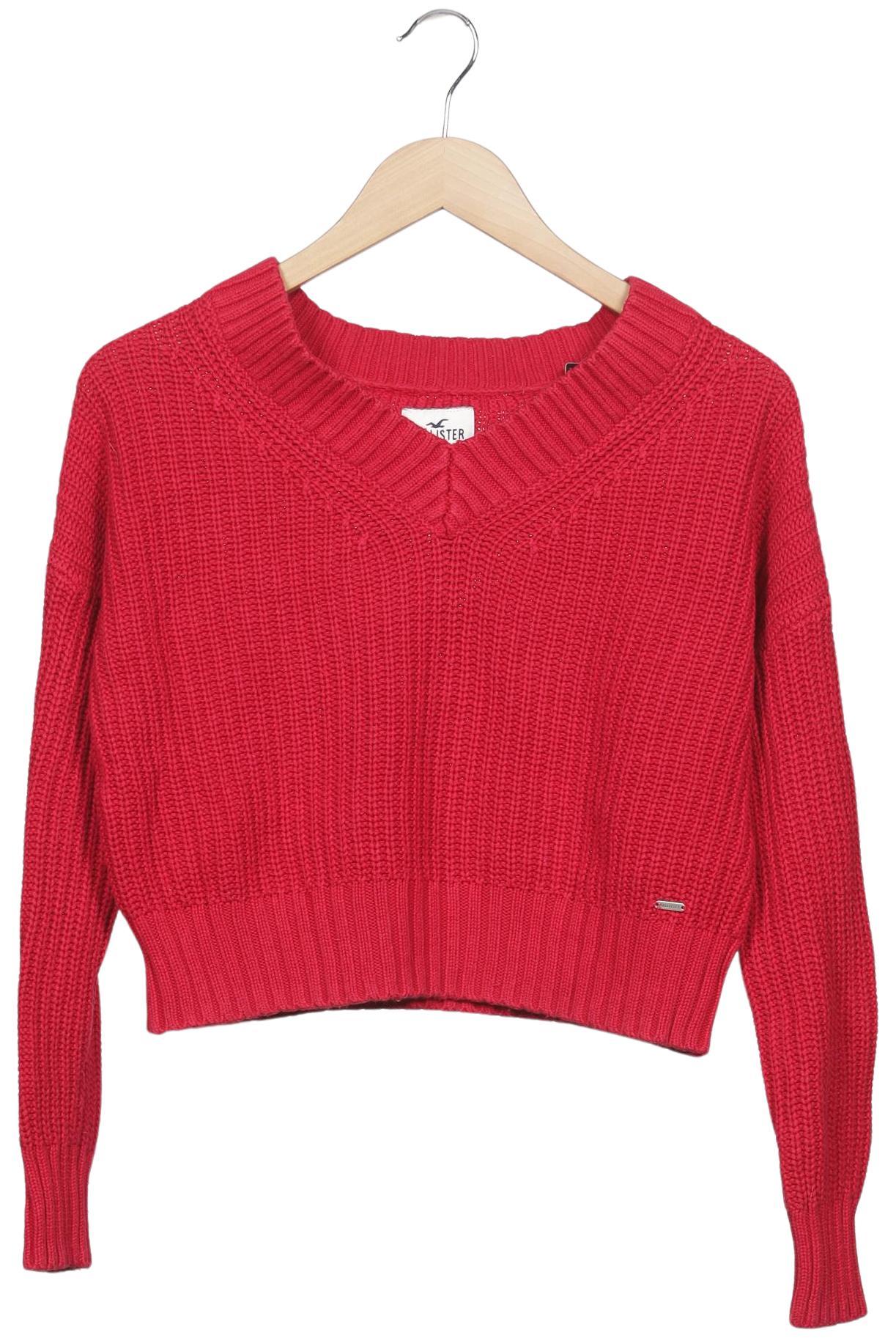 

Hollister Damen Pullover, rot, Gr. 34