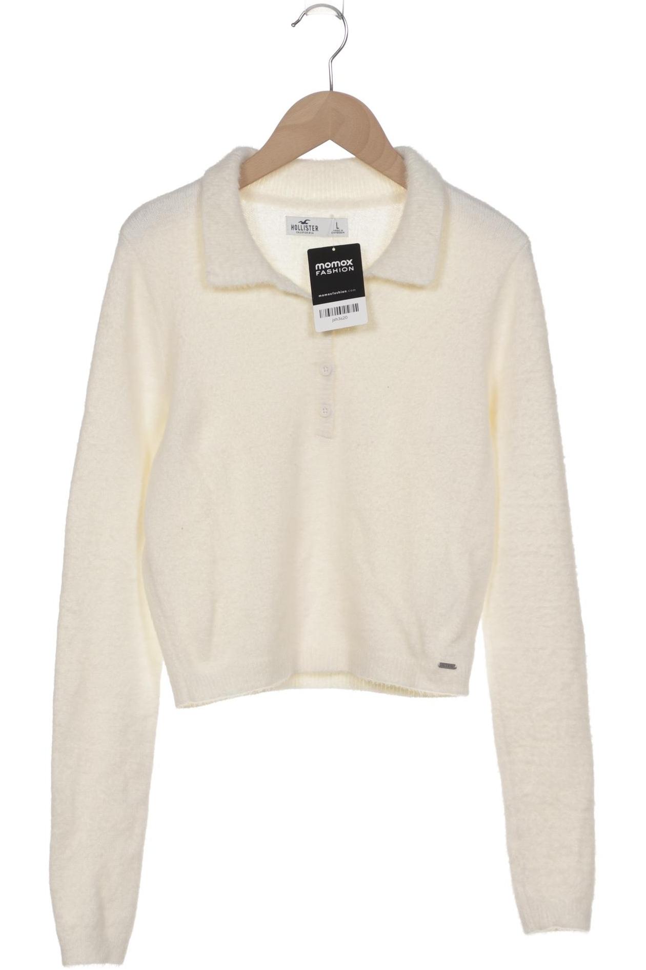 

Hollister Damen Pullover, cremeweiß, Gr. 42
