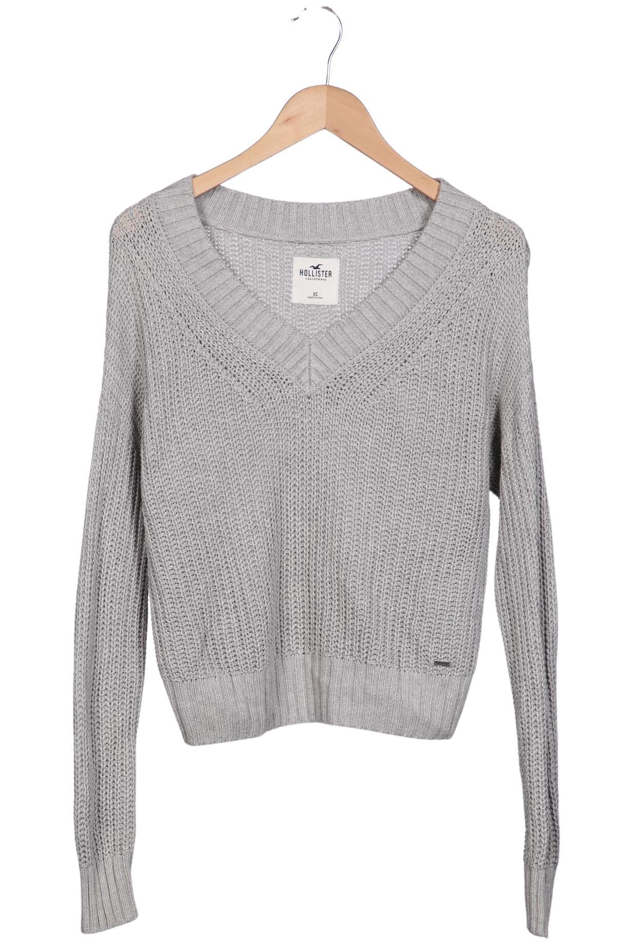 

Hollister Damen Pullover, grau, Gr. 34