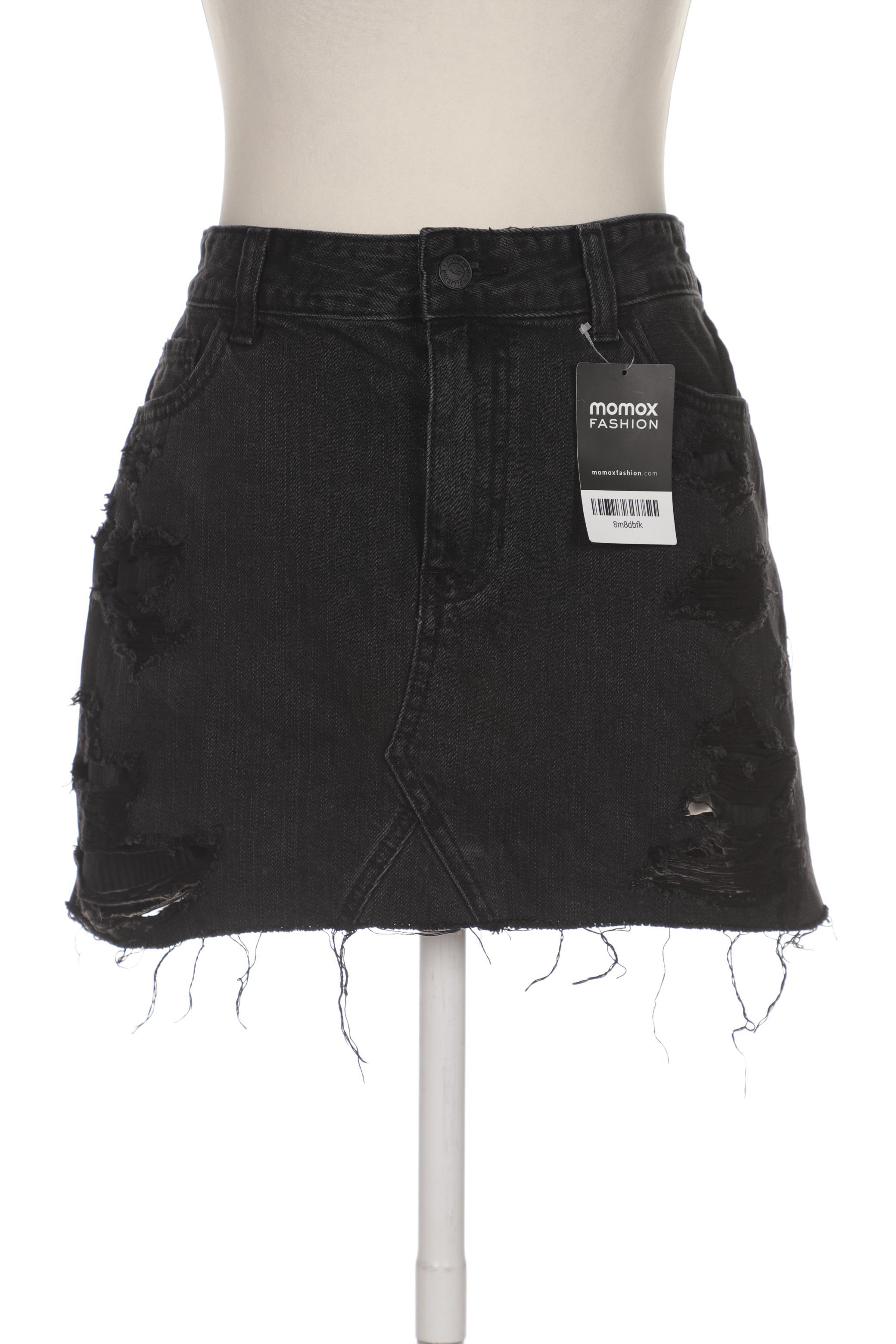 

Hollister Damen Rock, schwarz