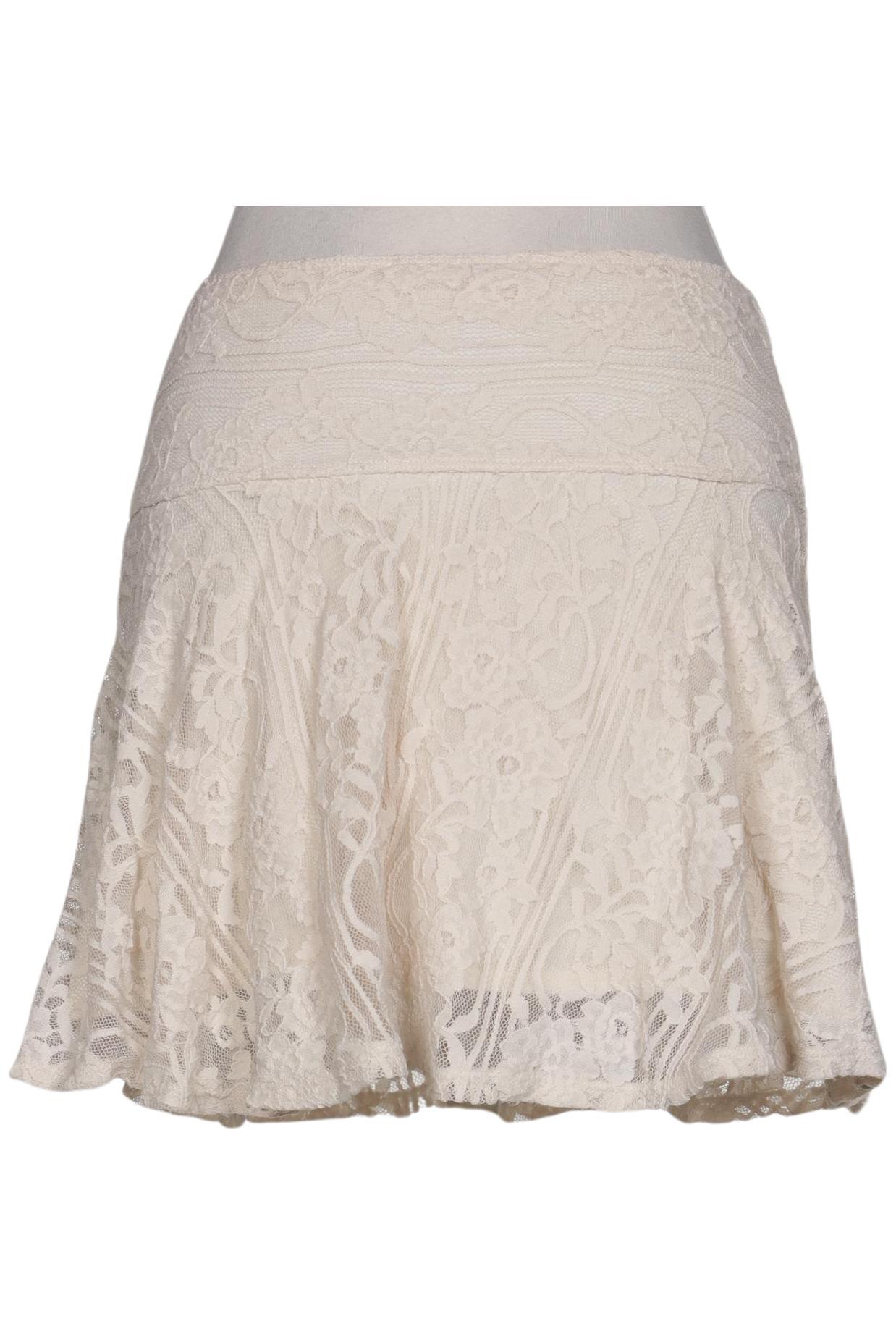 

Hollister Damen Rock, cremeweiß, Gr. 34