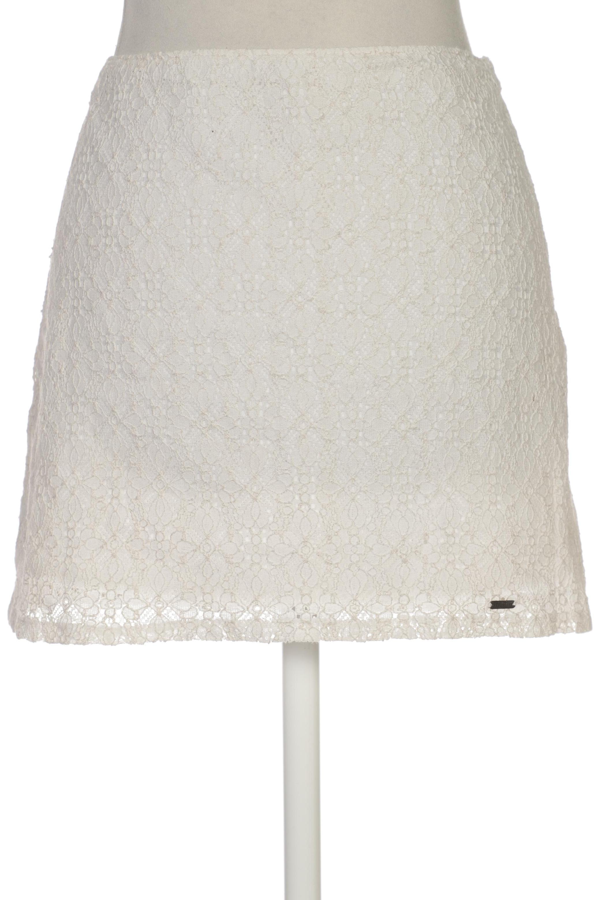 

Hollister Damen Rock, cremeweiß, Gr. 36