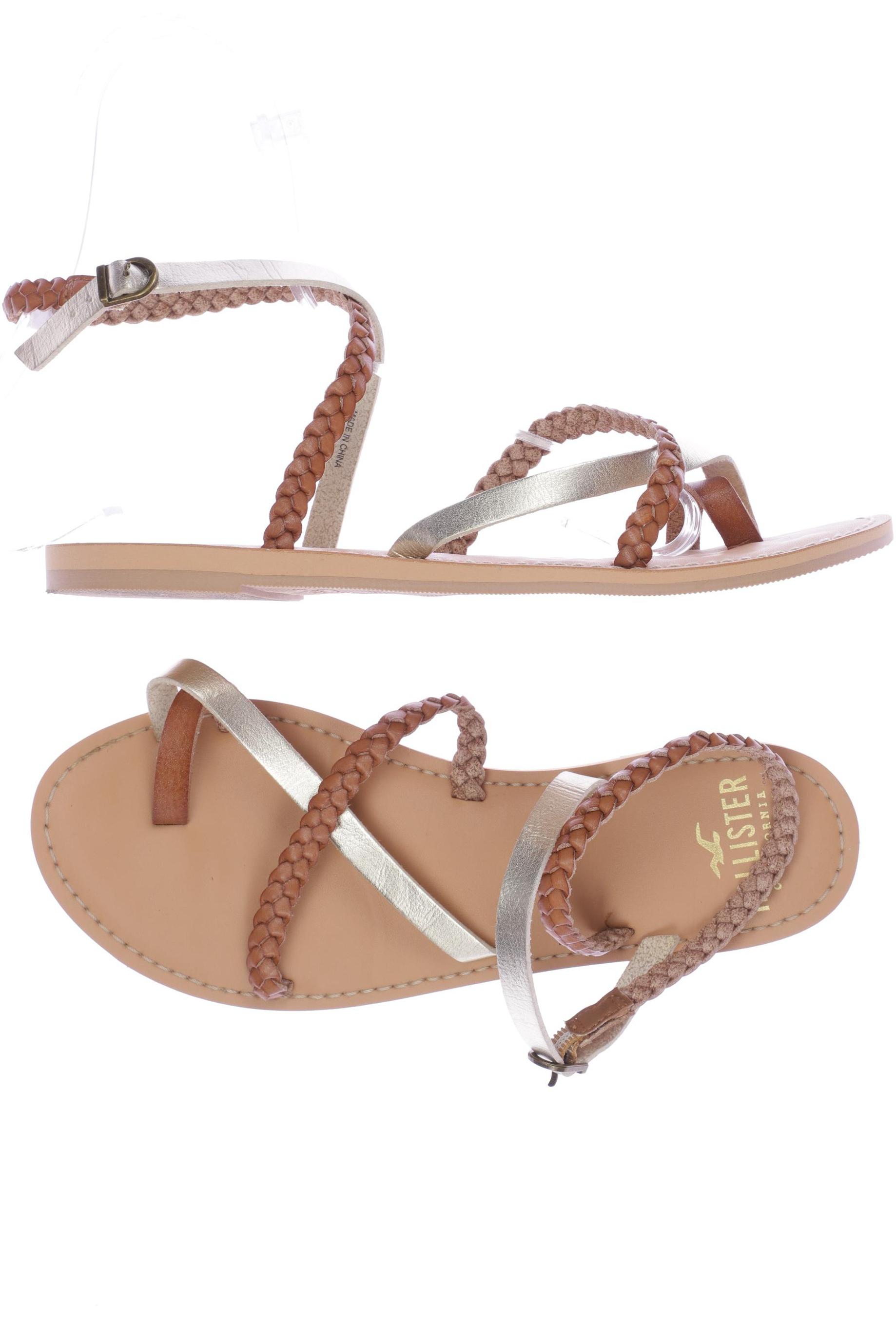 

Hollister Damen Sandale, braun
