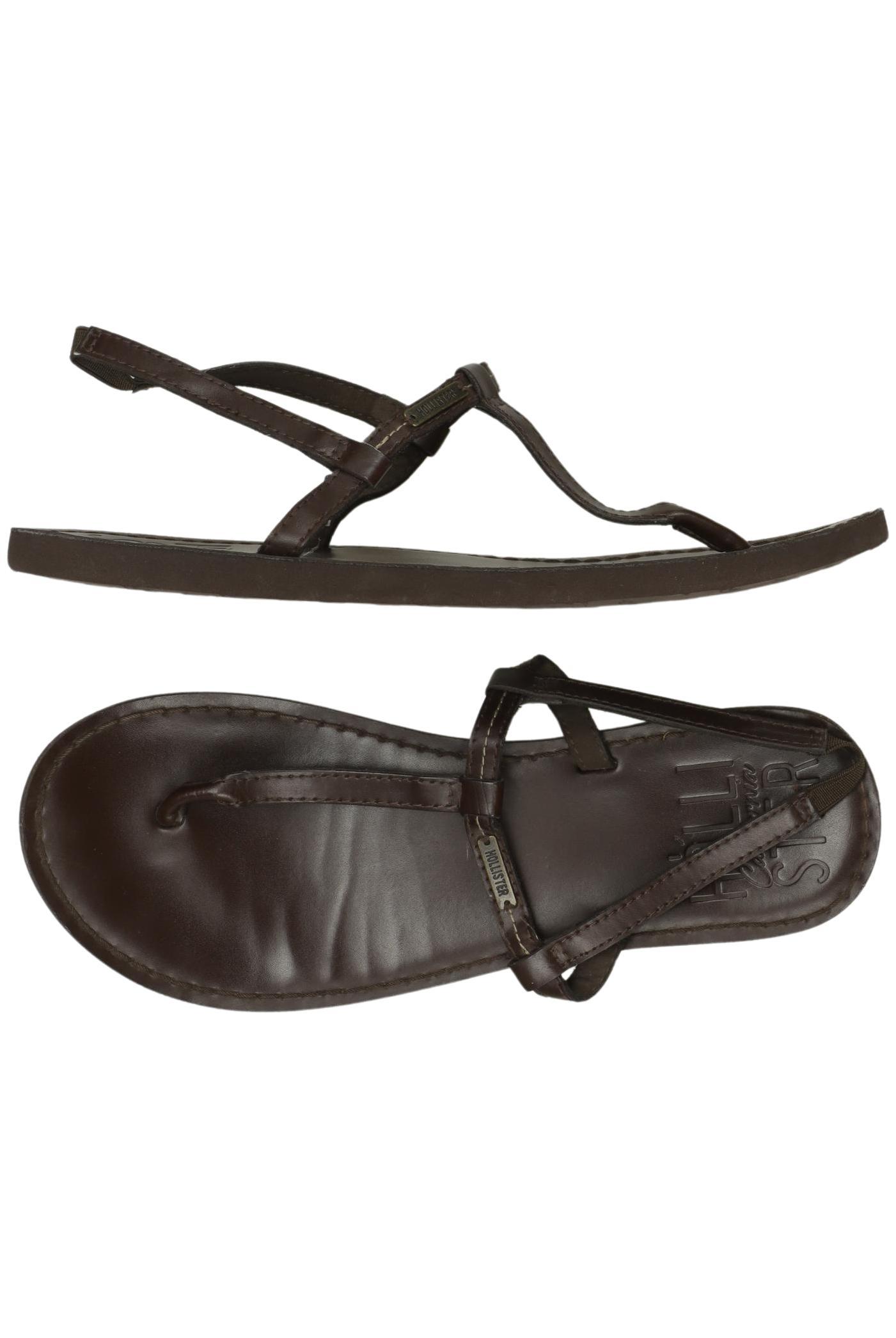 

Hollister Damen Sandale, braun, Gr. 38