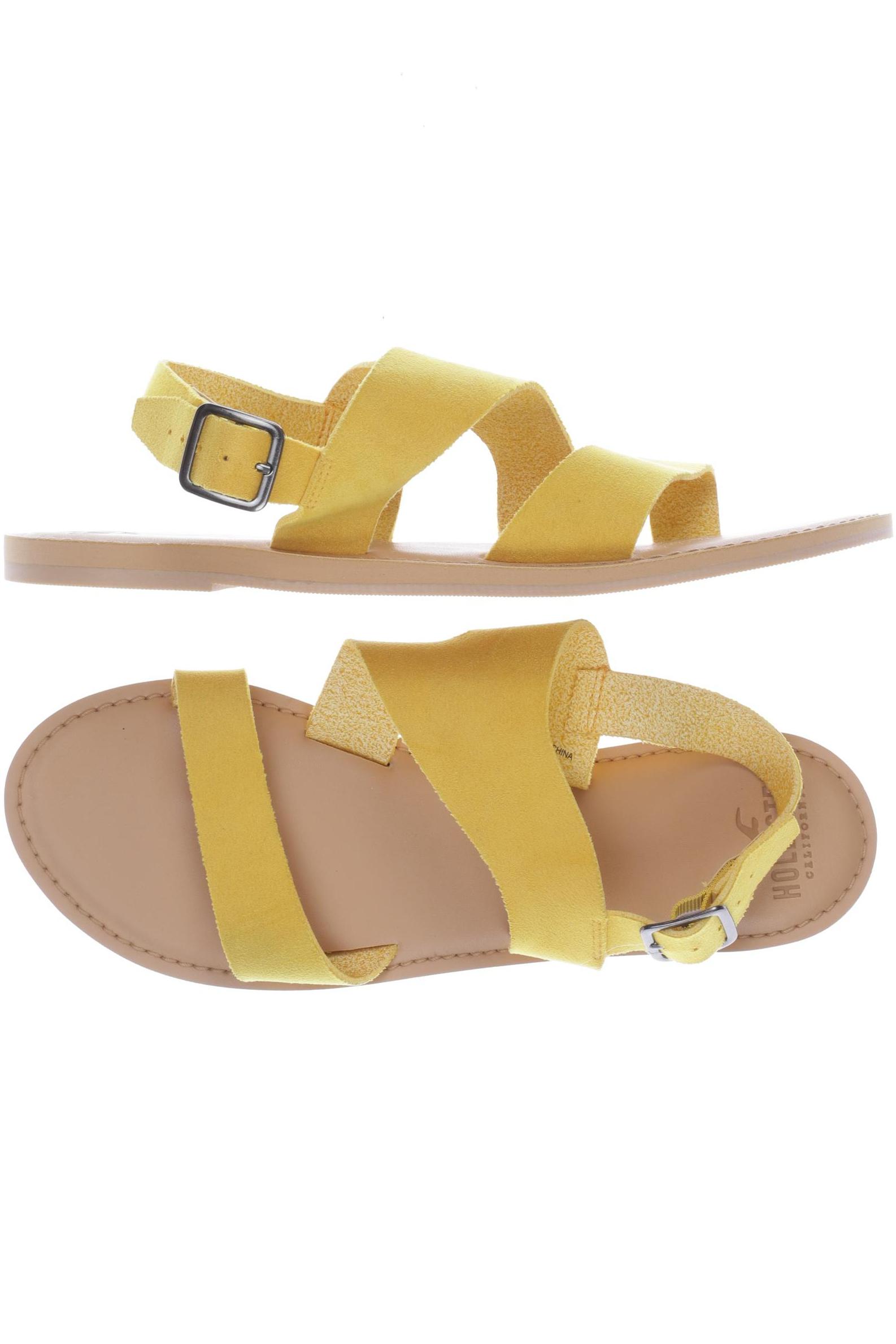 

Hollister Damen Sandale, gelb, Gr. 40