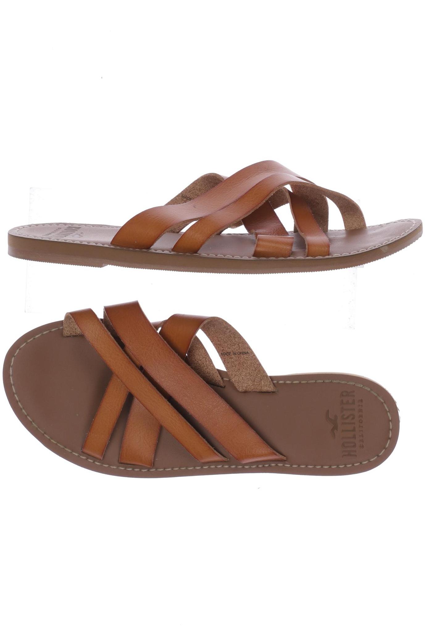 

Hollister Damen Sandale, orange, Gr. 7