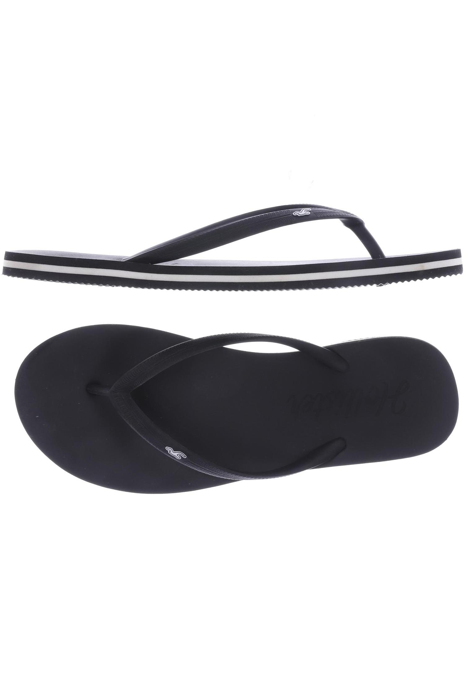

Hollister Damen Sandale, schwarz