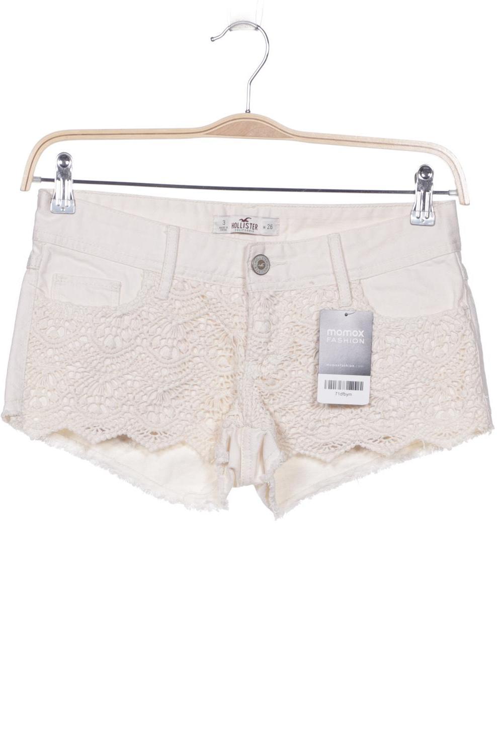 

Hollister Damen Shorts, cremeweiß, Gr. 26