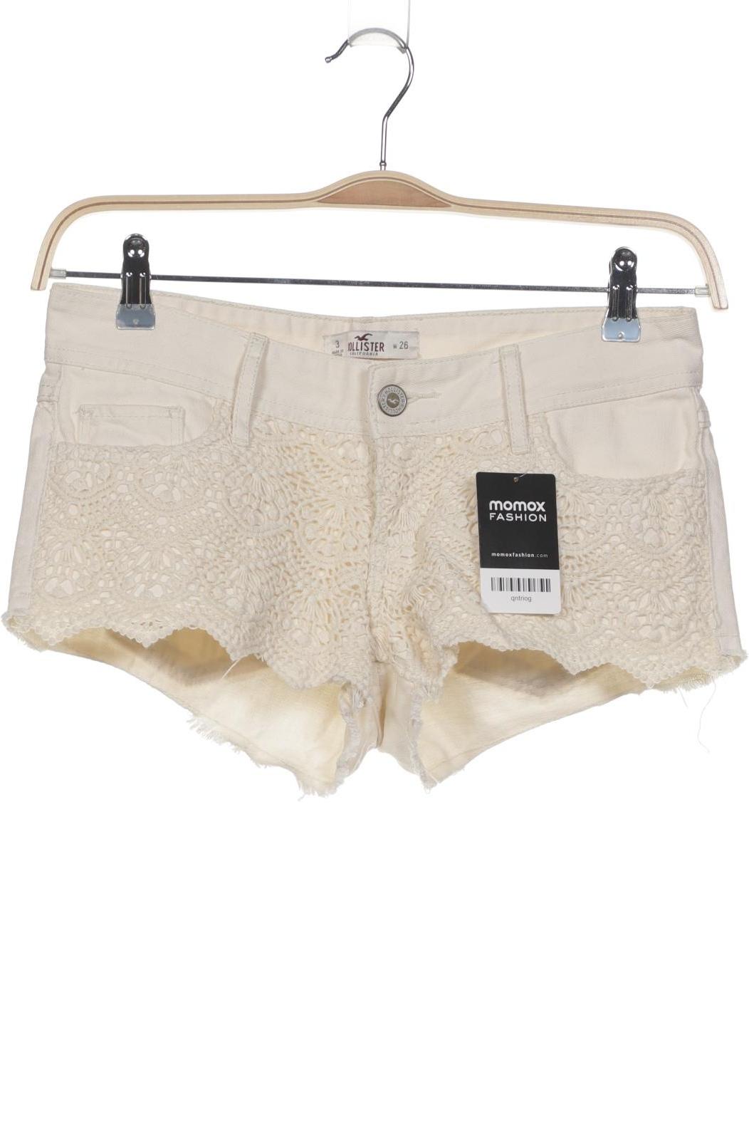 

Hollister Damen Shorts, cremeweiß, Gr. 26