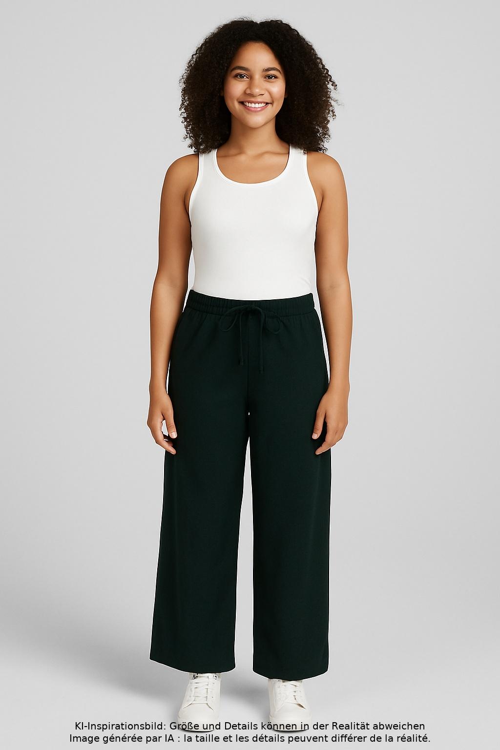 

Hollister Damen Stoffhose, grün, Gr. 0