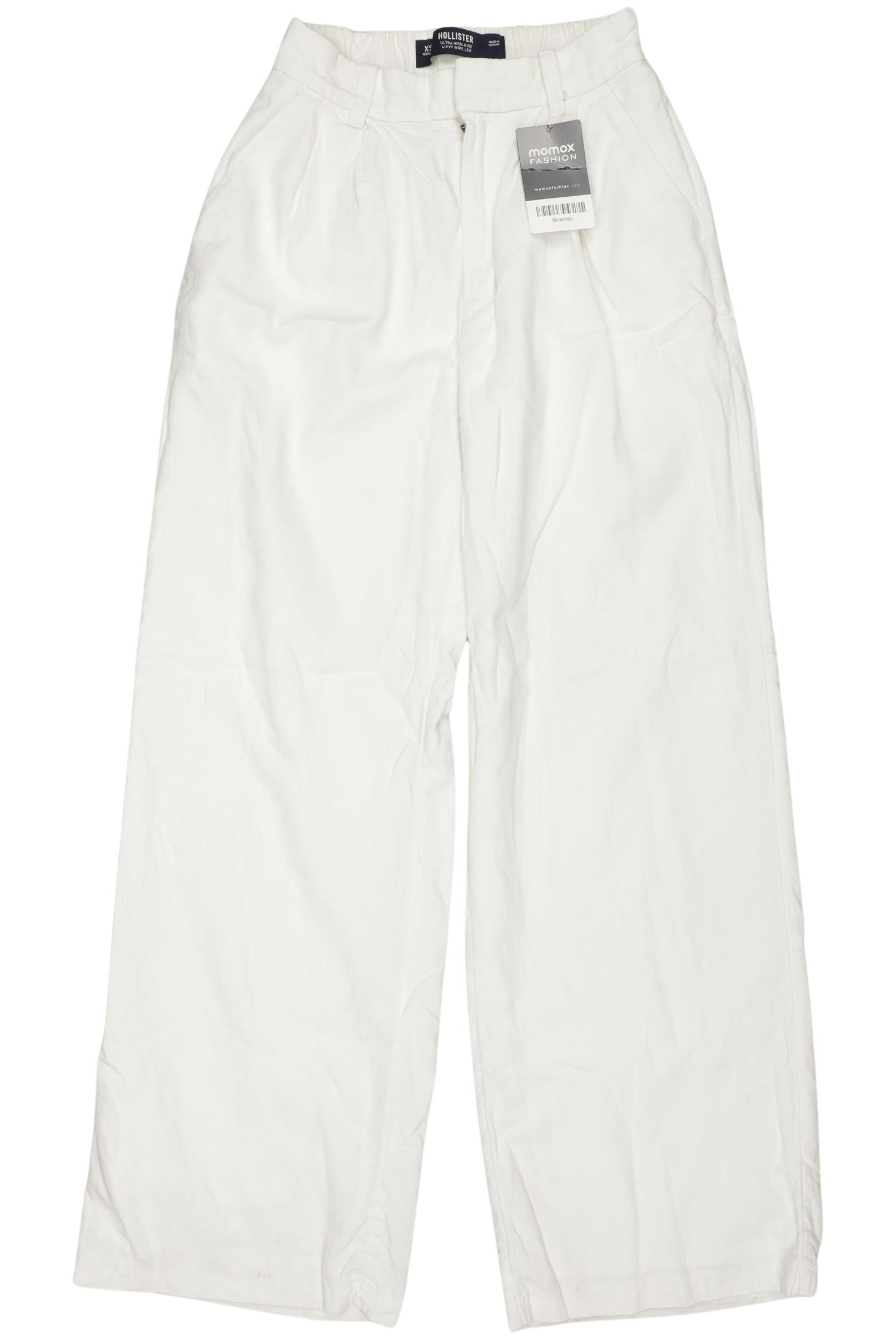 

Hollister Damen Stoffhose, weiß, Gr. 0