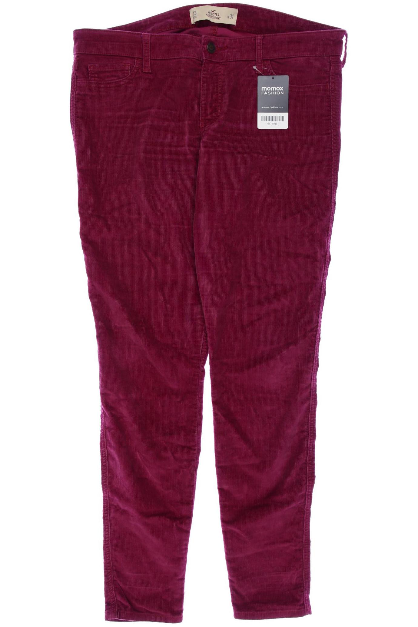 

Hollister Damen Stoffhose, bordeaux, Gr. 31