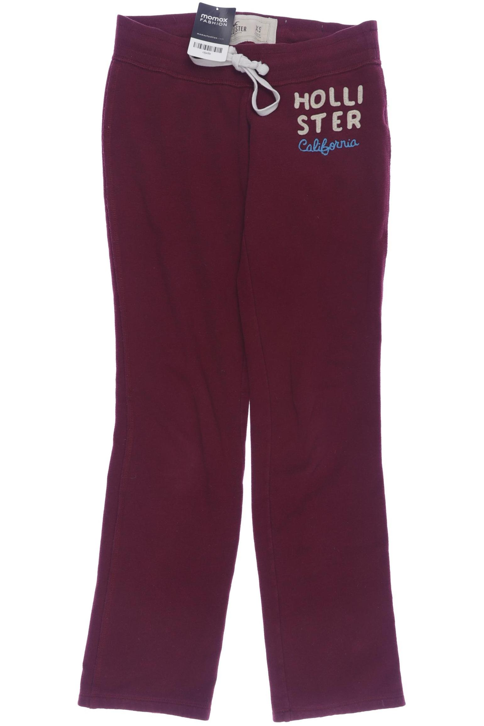 

Hollister Damen Stoffhose, bordeaux, Gr. 0