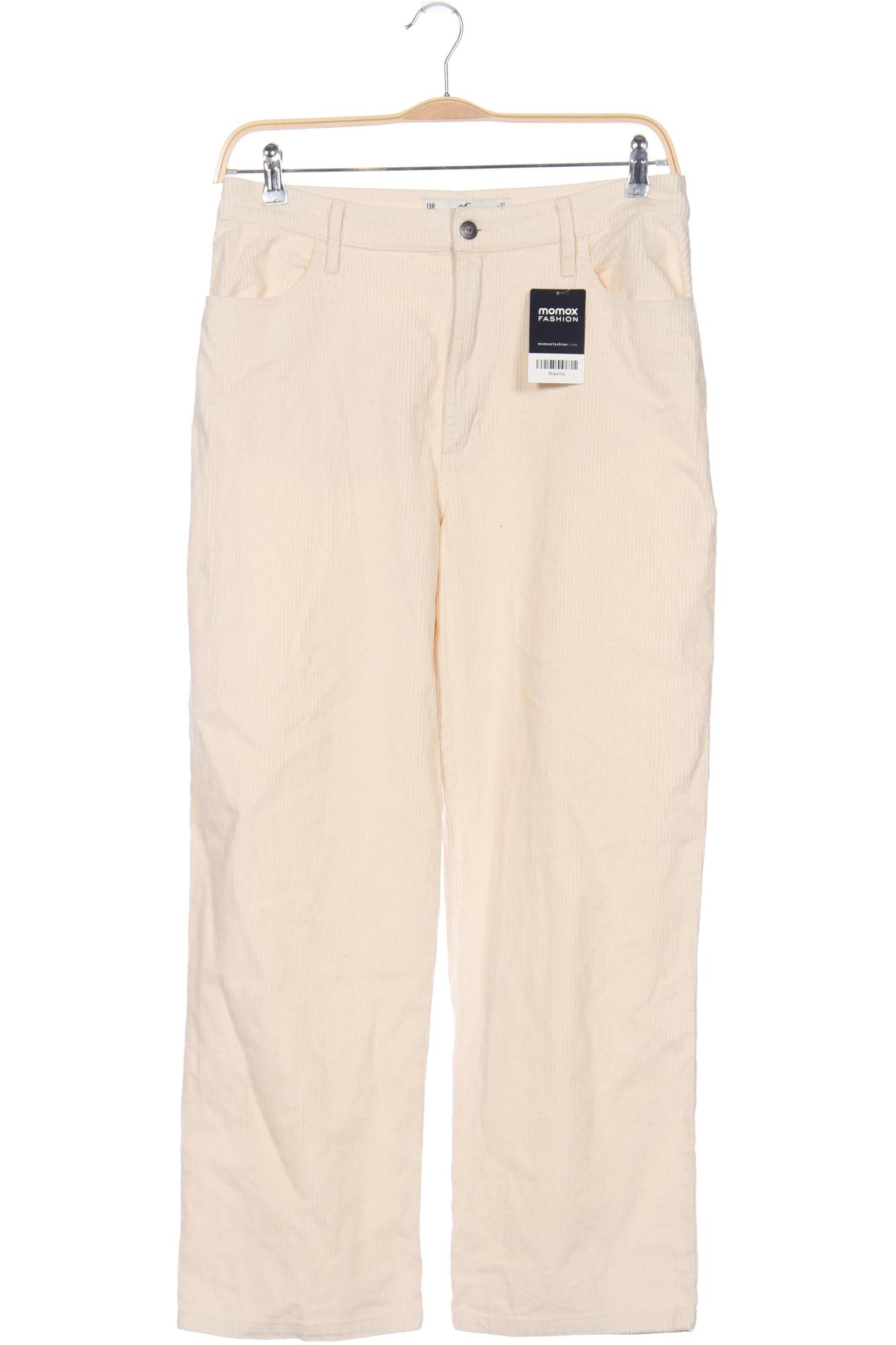 

Hollister Damen Stoffhose, cremeweiß, Gr. 31