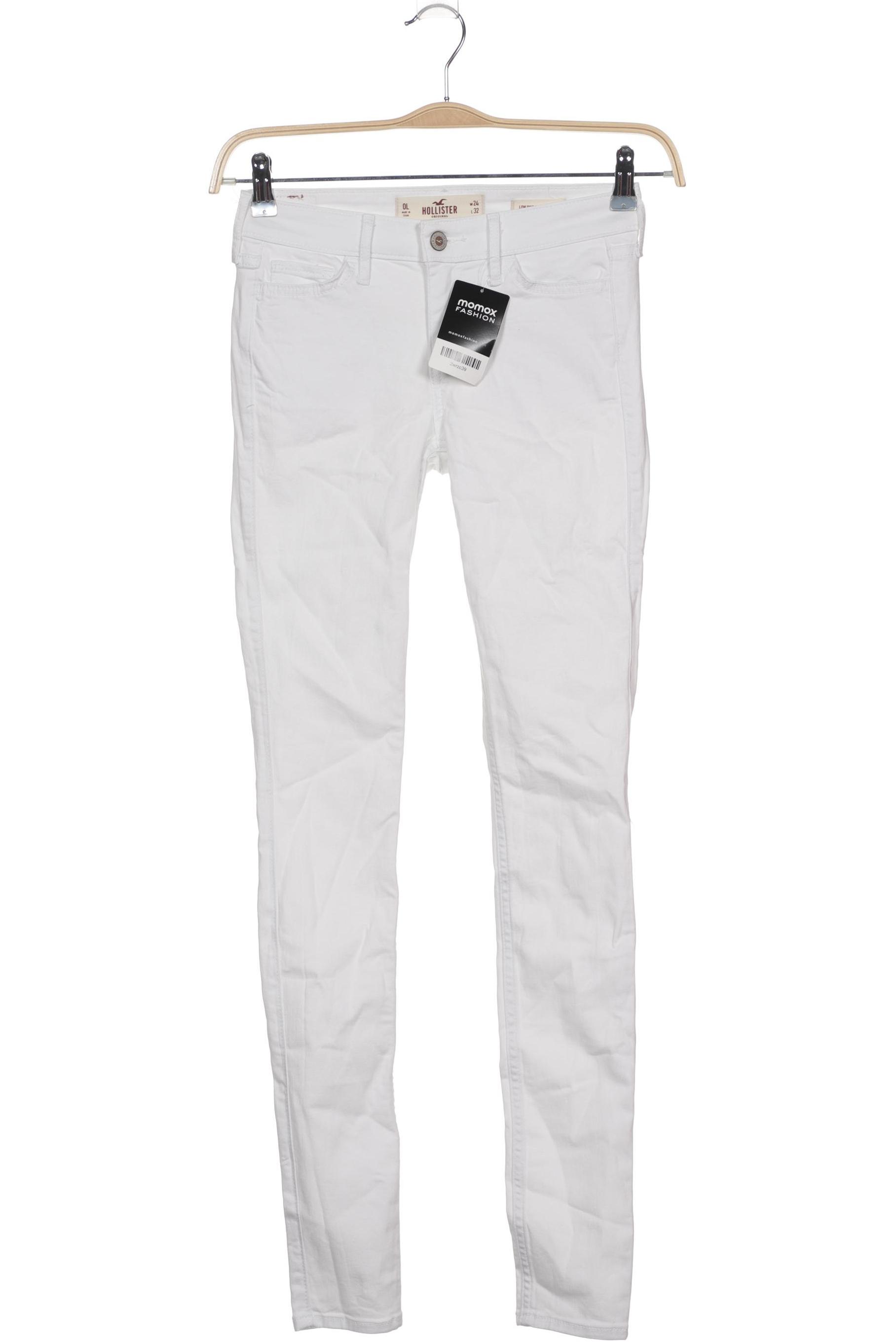 

Hollister Damen Stoffhose, weiß, Gr. 24