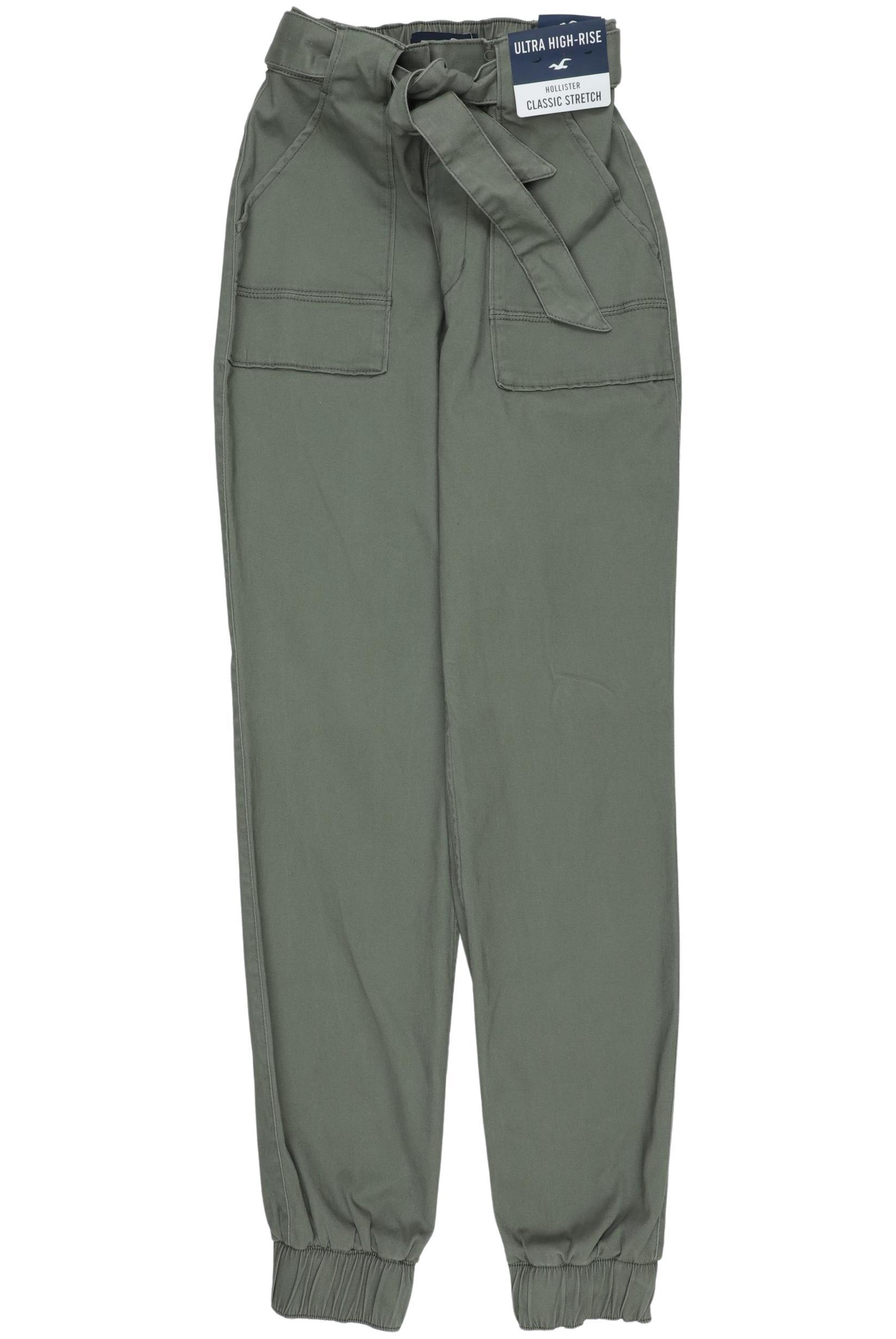 

Hollister Damen Stoffhose, grün, Gr. 0