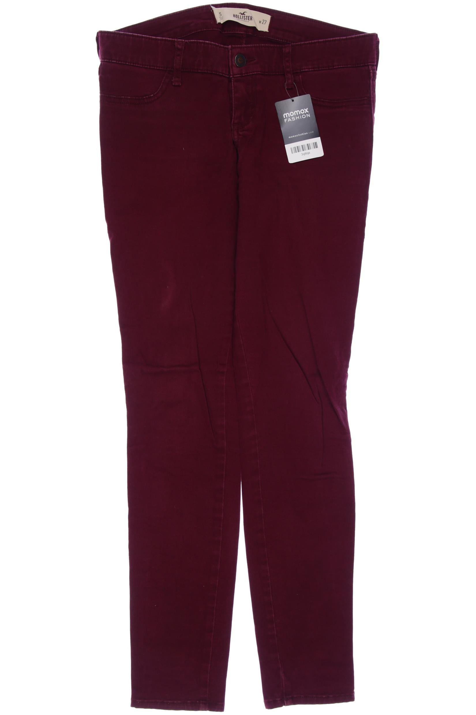 

Hollister Damen Stoffhose, bordeaux