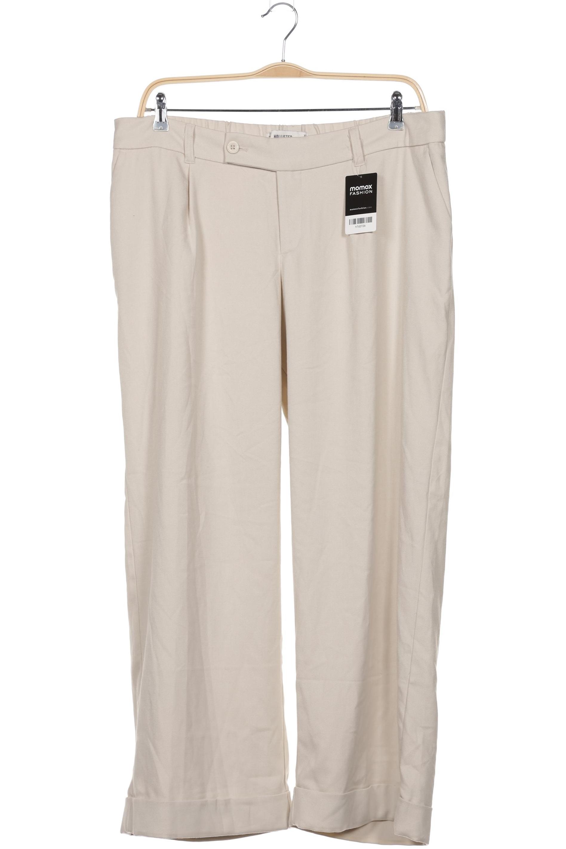 

Hollister Damen Stoffhose, cremeweiß, Gr. 0