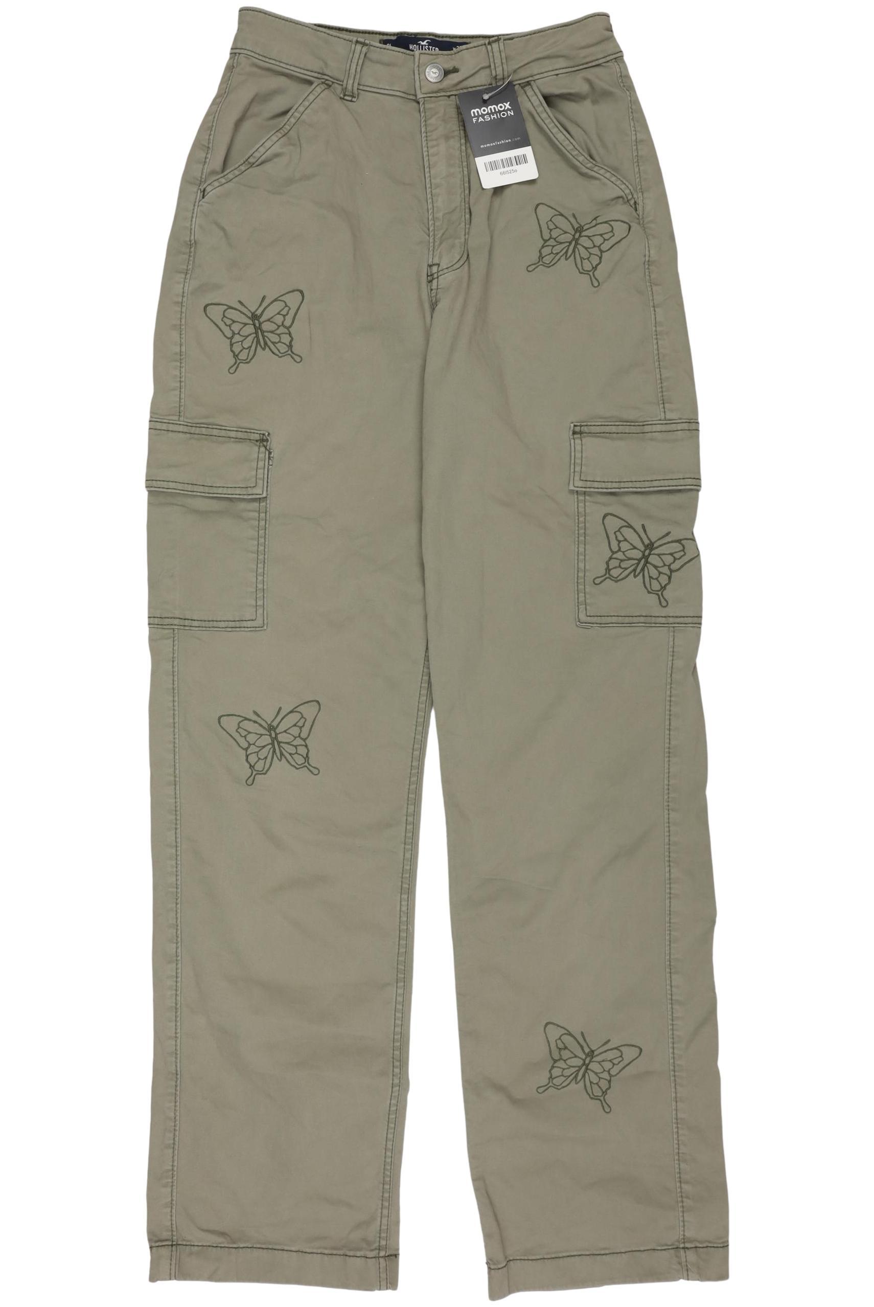 

Hollister Damen Stoffhose, grün, Gr. 0