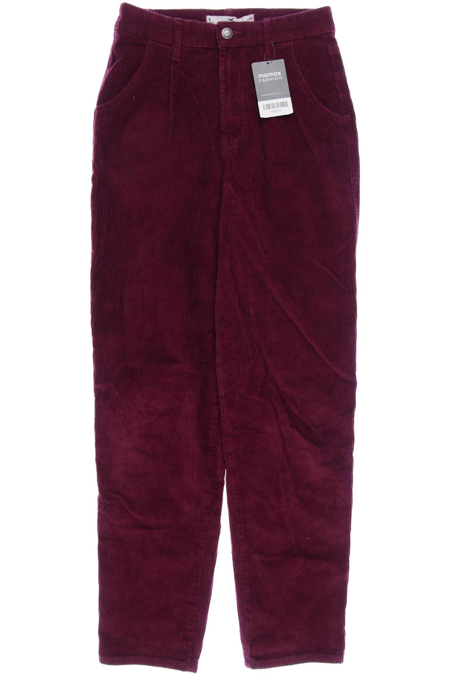 

Hollister Damen Stoffhose, bordeaux